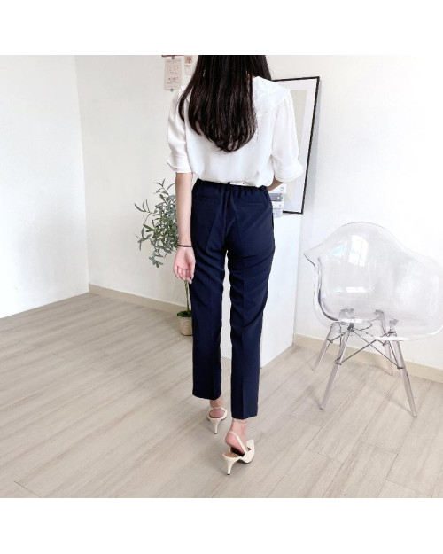 Vanilla Straight-Leg Pants