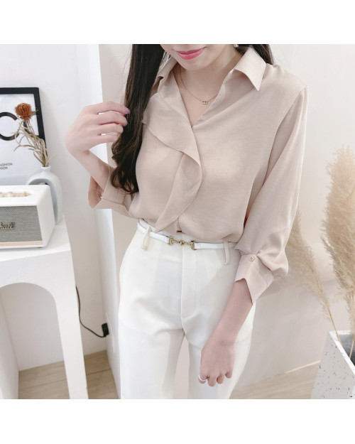 Earth-tone Blouse