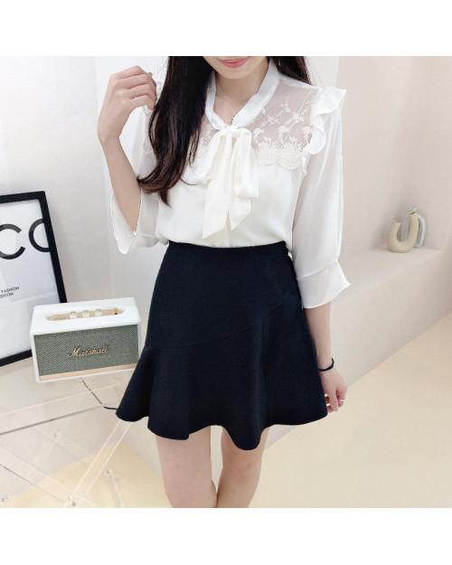 A-line Ruffled Skirt