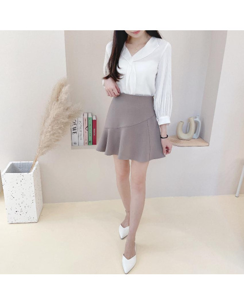 A-line Ruffled Skirt