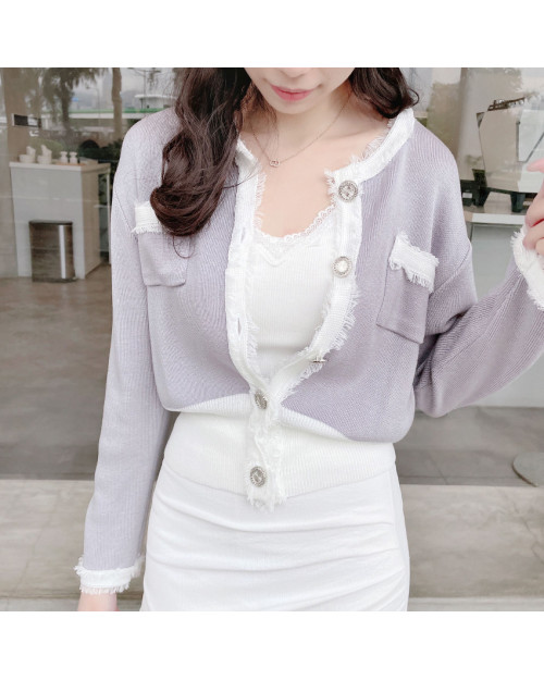 Two-tone Soso Cardigan