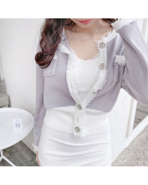 Two-tone Soso Cardigan