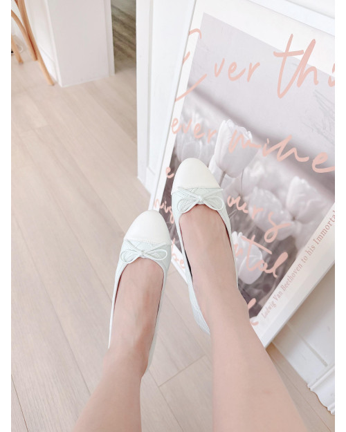 Pastel Checkered Ballet Flats