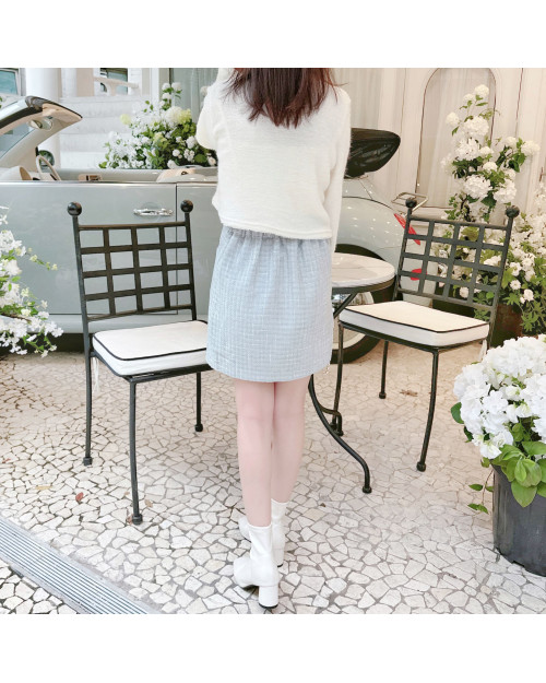 Pocket Soft Tweed Skirt 