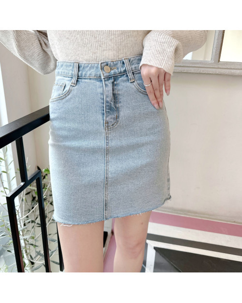 Vintage A-line Denim Skirt