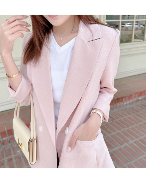 Classic Linen Blazer