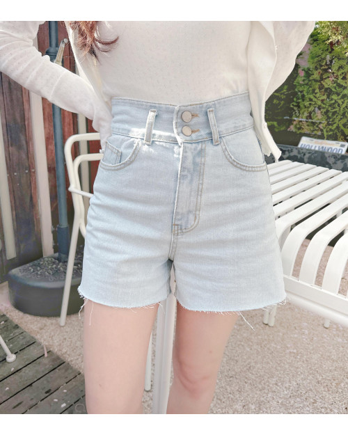 Button Soso Denim Shorts