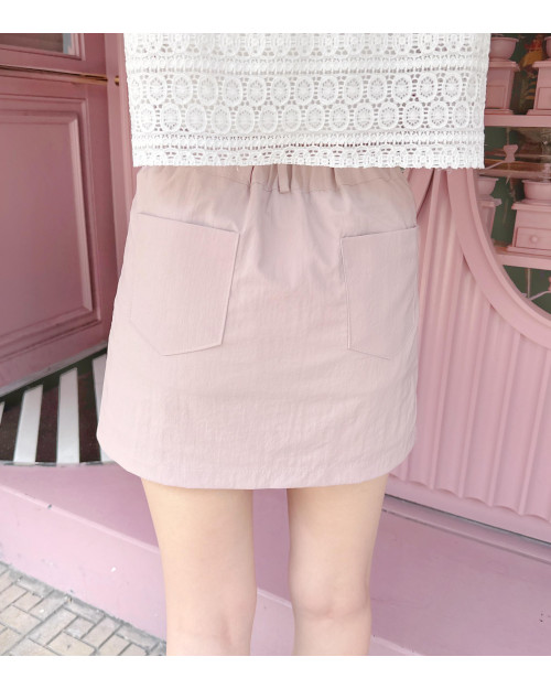 Dusty Pink A-line Skirt