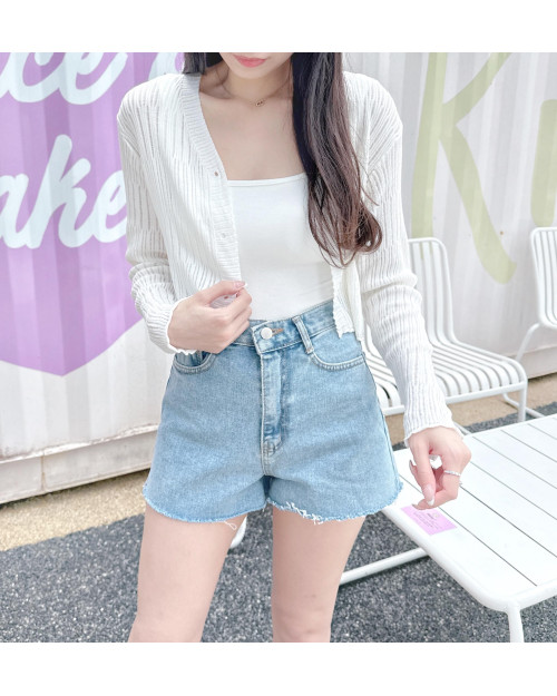 A-line Vintage Denim Shorts