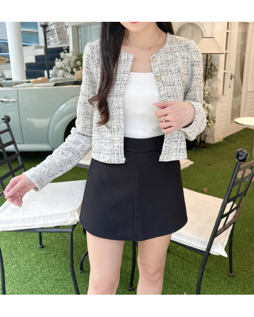 Light Grey Tweed Jacket