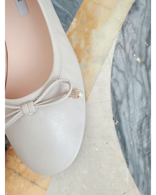 Softness Ribbon Ballet Flats