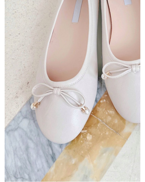 Softness Ribbon Ballet Flats