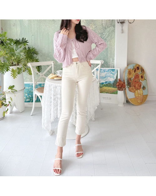 Creamy Straight-leg Jeans