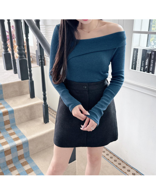 Two-way Wrap Knit Top