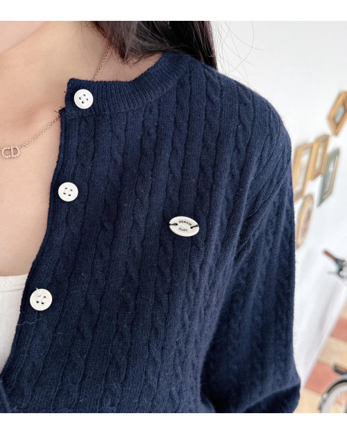 Cozy Wool Cable Cardigan