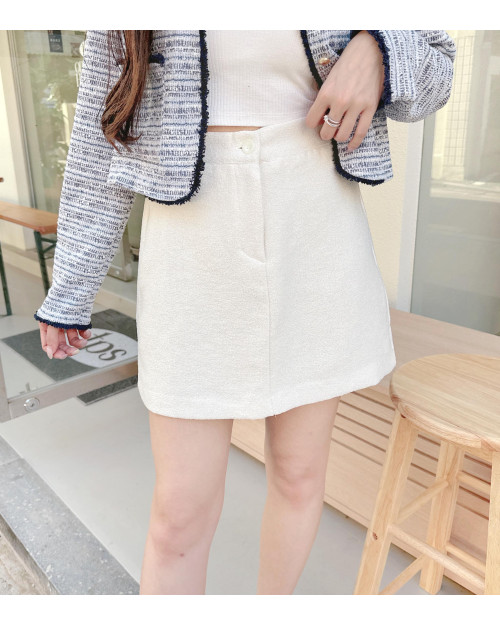 Snowy A-line Skirt