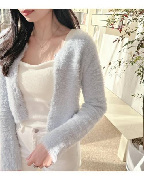 Softness Fluffy Cardigan