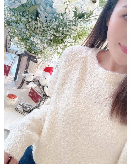 Snowy Knit Top