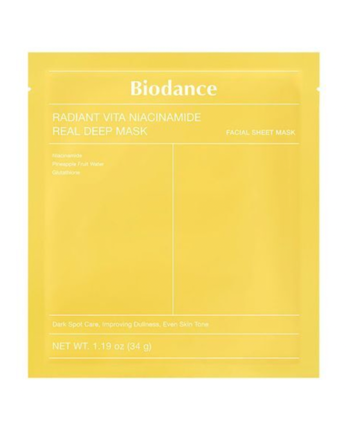 [燈泡面膜] Biodance Radiant Vita Niacinamide Real Deep Mask