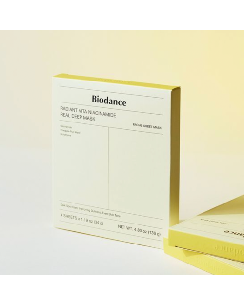 [燈泡面膜] Biodance Radiant Vita Niacinamide Real Deep Mask